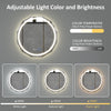 LED Bathroom Mirror Lights Touch Sensor Illuminated Demister Wall 600*600mm