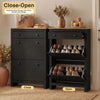 3 Drawers Shoes Cabinet Storage Shoe Rack Wooden Stand Cupboard Unit Organiser