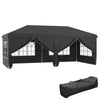 3 x 6m Garden Heavy Duty Gazebo Marquee Party Tent Canopy