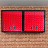Hilka 3pc Garage Storage Workshop Tools Organiser Cabinets