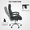 Vinsetto Office Chair for Desk, with Height Adjustable, Wheels, Black