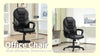Executive Office Chair High Back Computer Chair with Armrests Black