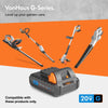 Leaf Blower Cordless 20V Battery, Clear Gardens & Patios of Leaves