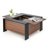 Square Coffee Table Lift Top Sliding Hidden Storage Drawer Tea Desk Living Room