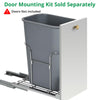 35 QT Pull-Out Trash Can Soft-Close Slides,Waste Bin for Under Kitchen Cabinet