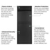 Large Parcel Delivery Drop Box Lockable Secure Outdoor Waterproof Letter Postbox