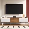 Modern TV Unit TV Stand Cabinet with Storage Media Units for Living Room White