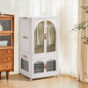 Portable Wardrobe Folding Closet With Shelves Clothes Cabinet Storage Toys Box