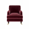 Burgundy Velvet Armchair - Payton SOF218