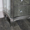 Mirrored Chest of Drawers vintage french crystal silver antique bedroom storage