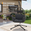 Rattan Egg Chair Swing Outdoor Garden Patio Hanging Wicker Hammock Pod Chair NEW