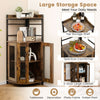 Corner Bar Cabinet Industrial Cabinet