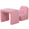 2 in 1 Kids Sofa Set Table and Chair Set Toddler Armchair Seat