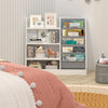 White Bookshelf Storage Shelf For Children's Reading Room Modern Open Storage