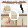 Vanity Stool Chair with Back& Arms,Upholstered Makeup Chair,for Bedroom Bathroom