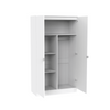 Modern Large Wooden 2 Door Wardrobe with Hanging Rails Bedroom Storage Furniture