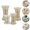 Folding Paper Cylinder Plinth Flower Pedestal Wedding Centerpiece Cake Stand DIY