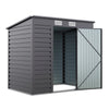 6x4ft Outdoor Storage Garden Sheds Sloped Roof Tool Utility House W/ Door & Vent