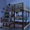 Loft Bed Wooden Ladder, Desk & Cargo Net Little Tikes Wood 4-in-1 Study Fort 5ft
