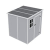 6ft x 6ft Plastic Sheds Outdoor Garden Shed Lockable Utility Tools Storage House