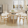 COSTWAY Modern Dining Chair Set of 2 Kitchen Chair w/Padded Seat