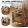 Mobile Filing Cabinet, File Cabinet with 3 Drawers Lockable Documents Storage
