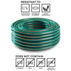 GARDEN HOSE PIPE REEL REINFORCED OUTDOOR HOSEPIPE GREEN 15M 20M 25M 30M 50M