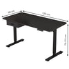 Height Adjustable Electric Standing Desk with Desk Drawer