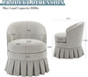 Mid-Century Modern Accent Armchair, Compact Space-Saving Chair 300lb Capacity