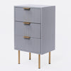 OHS Ribbed Bedside Table Cabinet 3/4/5/6 Draw Nightstand Side Board
