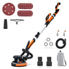 ZELCAN Electric Drywall Sander 850W with Vacuum System LED Light Sanding Discs