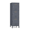 Metal Storage Locker 100cm Industrial Cabinet w/ 3 Lockable Doors,