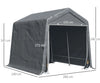 Garden Storage Shelter Outdoor Garage Log Store Bike Tool Shed Heavy Duty Tent