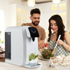COSTWAY Countertop Reverse Osmosis Water Filter with UV Light-White