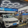 8 HEX Garage LED Lighting Hexagon Light for Home Workshop Gym Lamp Honeycomb NEW