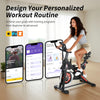 Indoor Exercise Bike, Stepless Resistance, Indoor Cycling Bike