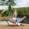 2-Person Outdoor Hammock w/ Stand,450 Lbs,Portable Hammock w/Carry Bag,11 Colors