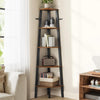 5 TIER LADDER SHELF WOOD FLOWER RACK CORNER STORAGE UNIT PLANT STAND DISPLAY UK
