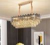 60cm Gold Plated Modern Crystal Chandeliers Lighting Pendant Ceiling Lamp 3Color