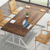 63-Inch Executive Desk, Large Office Computer Desk with Heavy Duty Metal Legs