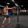 Adjustable Height Boxing Speed Trainer 360°rotating Bar With Speed Ball & Glove