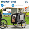 Bike Trailer for Kids 2 in1 Bicycle Trailer Buggy Rain UV Protection Foldable🔥