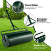 Metal Lawn Roller Push/Tow-Behind 113L Water/Sand-Filled Sod Roller Green