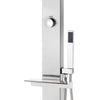 Garden Shower with Grey Base 225 cm Stainless Steel