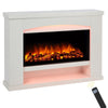 Endeavour Fires Duggleby Electric Fireplace in an Off White MDF Fire Suite