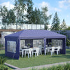 3 x 6m Heavy Duty Gazebo Marquee Party Tent with Storage Bag Grey