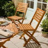 Outdoor Dining Table & Chairs Set, Acacia Wood Garden Dining Set,