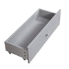 3ft Single Wooden Bed with Storage Drawers Children's Toddler Mid Sleeper, Grey