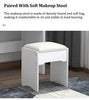 Dressing Table With Drawers Mirror Stool Set Makeup Desk Vanity Table Bedroom