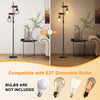 2 Light Vintage Floor lamp Industrial Standing Reading Light Living Room Bedroom